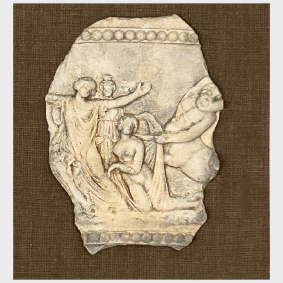 Framed Bas Reliefs - Greek Warrior or Greek Goddess - Picture 6 of 7
